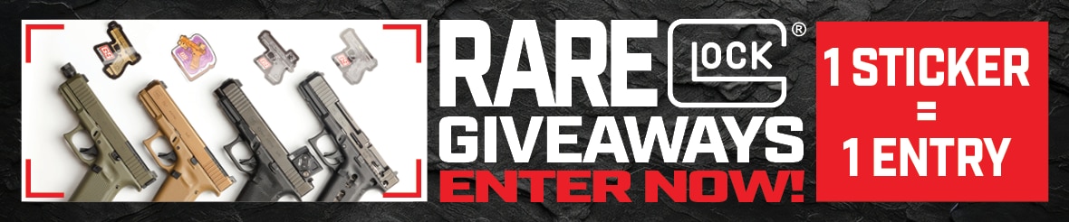 Rare Glock Giveaway Sweepstakes Announcement Banner